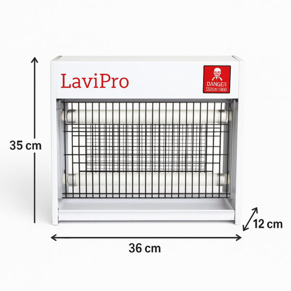 LaviPro Electric Flying Insect Killer – Mosquito & Bug Zapper for Home, Office & Outdoor | High-Powered UV Light Trap (1.25 Foot) - Image 4